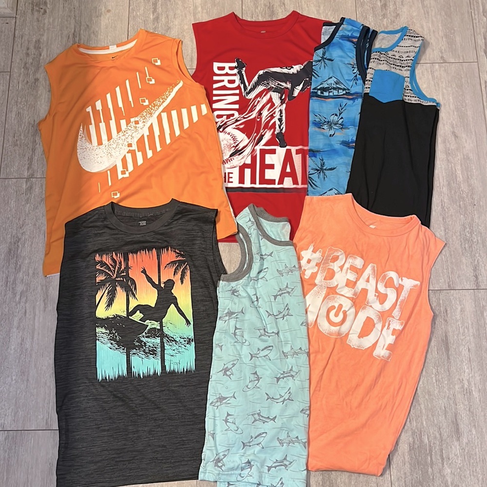 Bundle of 7❗️Sleeveless Shirts- Size 14/16